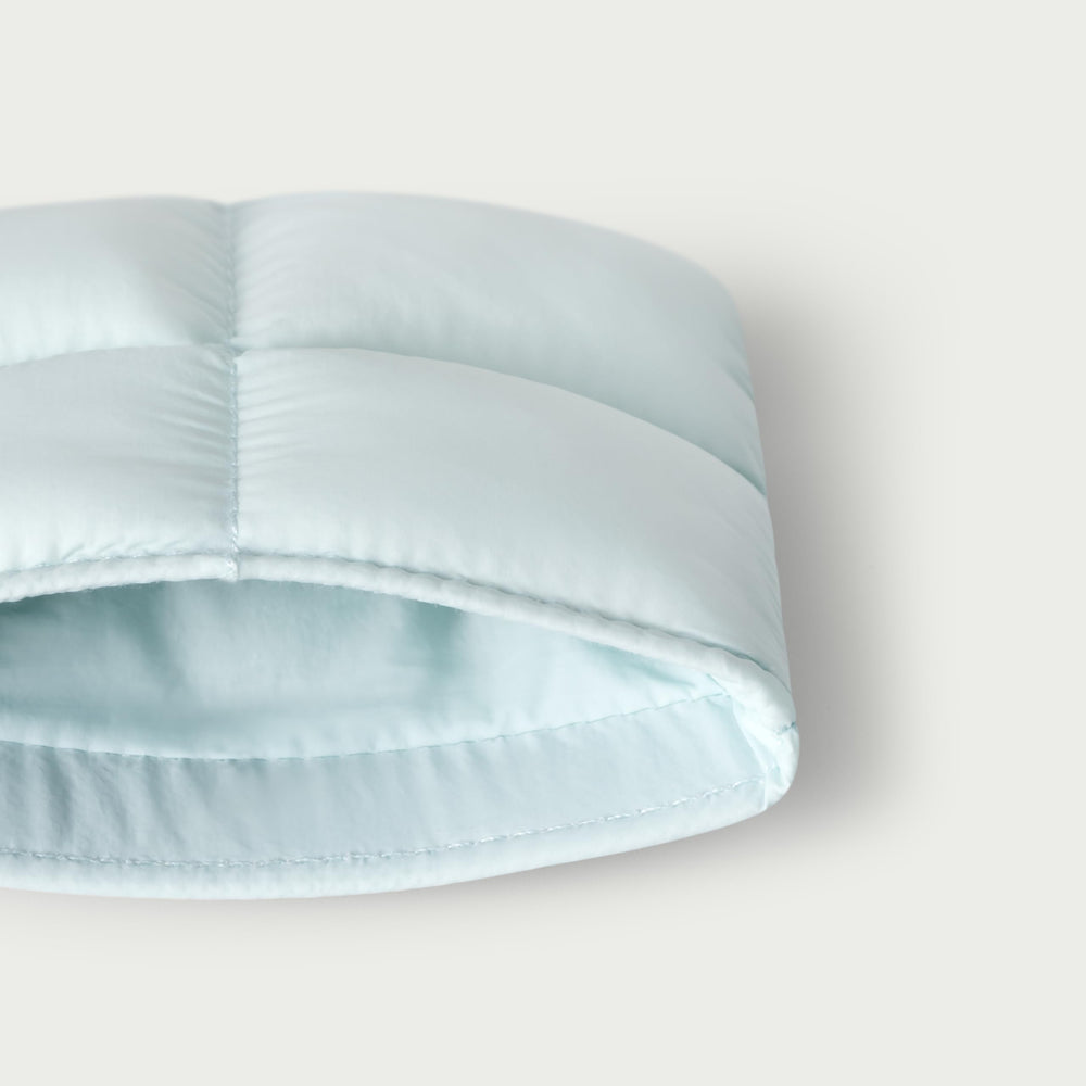 Puffy Airpods Çantası - Buz Mavi