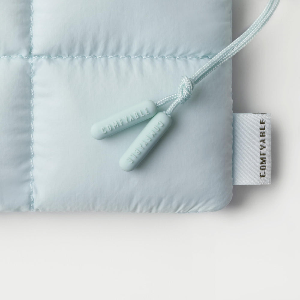Puffy Airpods Çantası - Buz Mavi