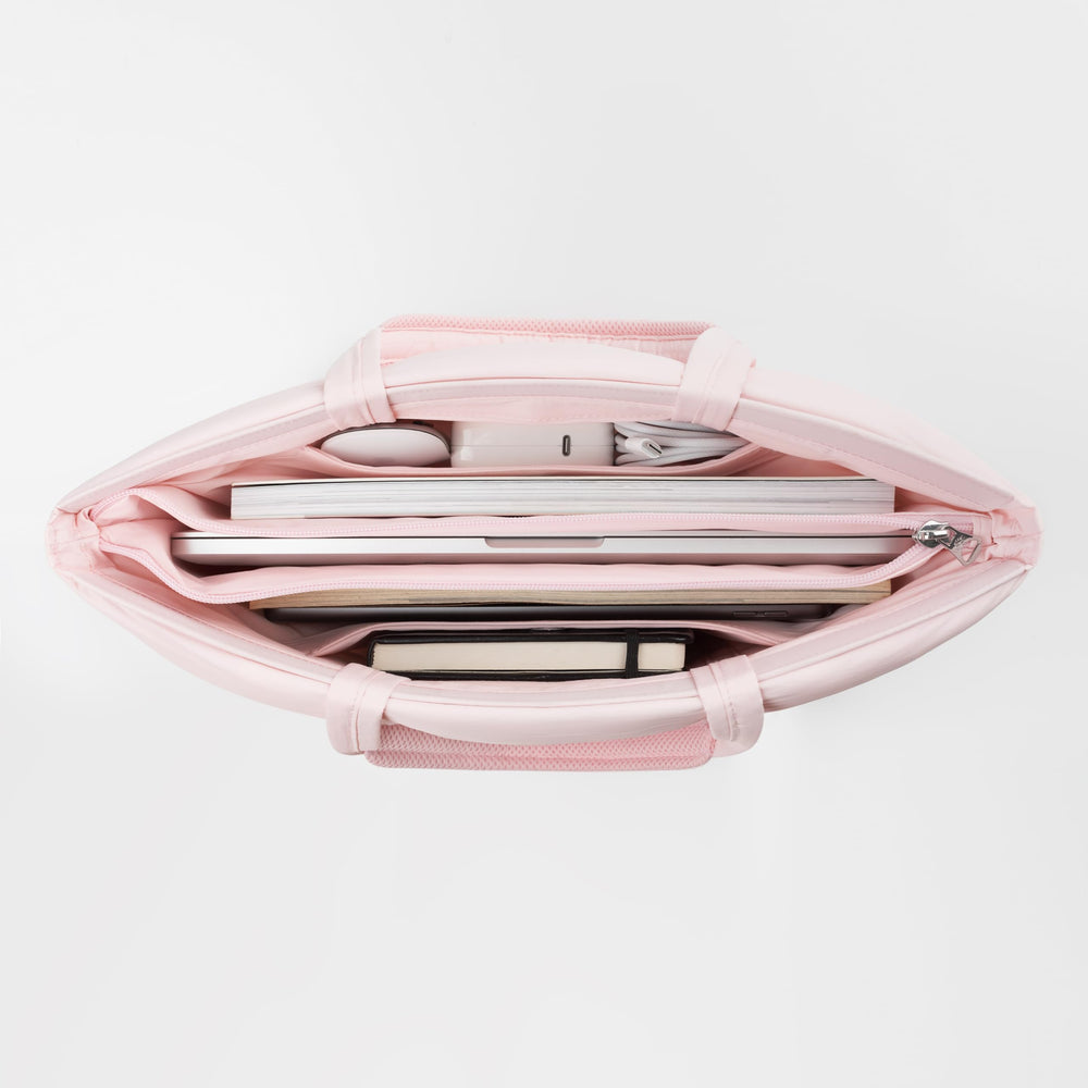 14" Tote Laptop Çantası - Açık Pembe