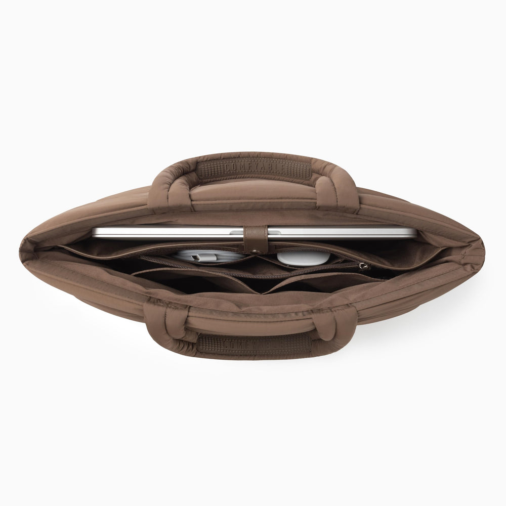 16" Tote Laptop Çantası - Mocha