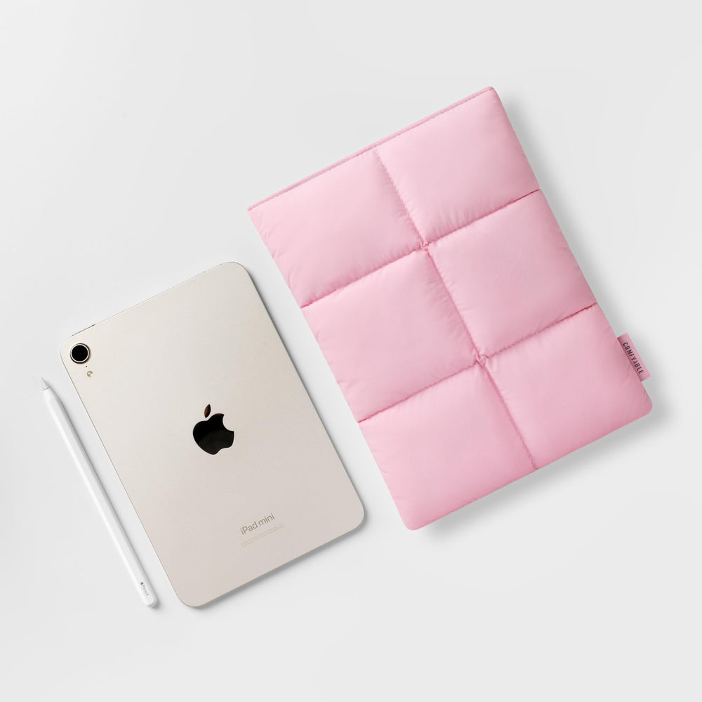 Puffy Tablet Kılıfı - Şeker Pembesi