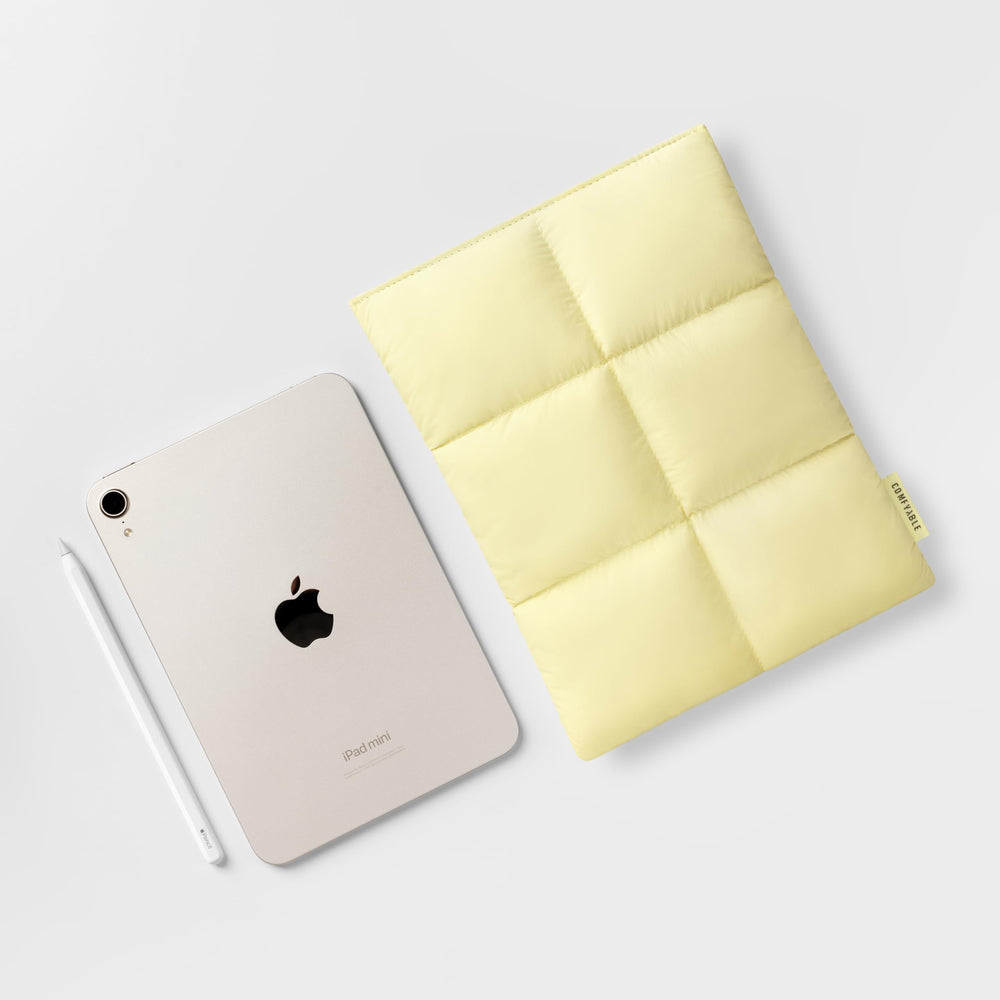 Puffy Tablet Kılıfı - Tereyağı