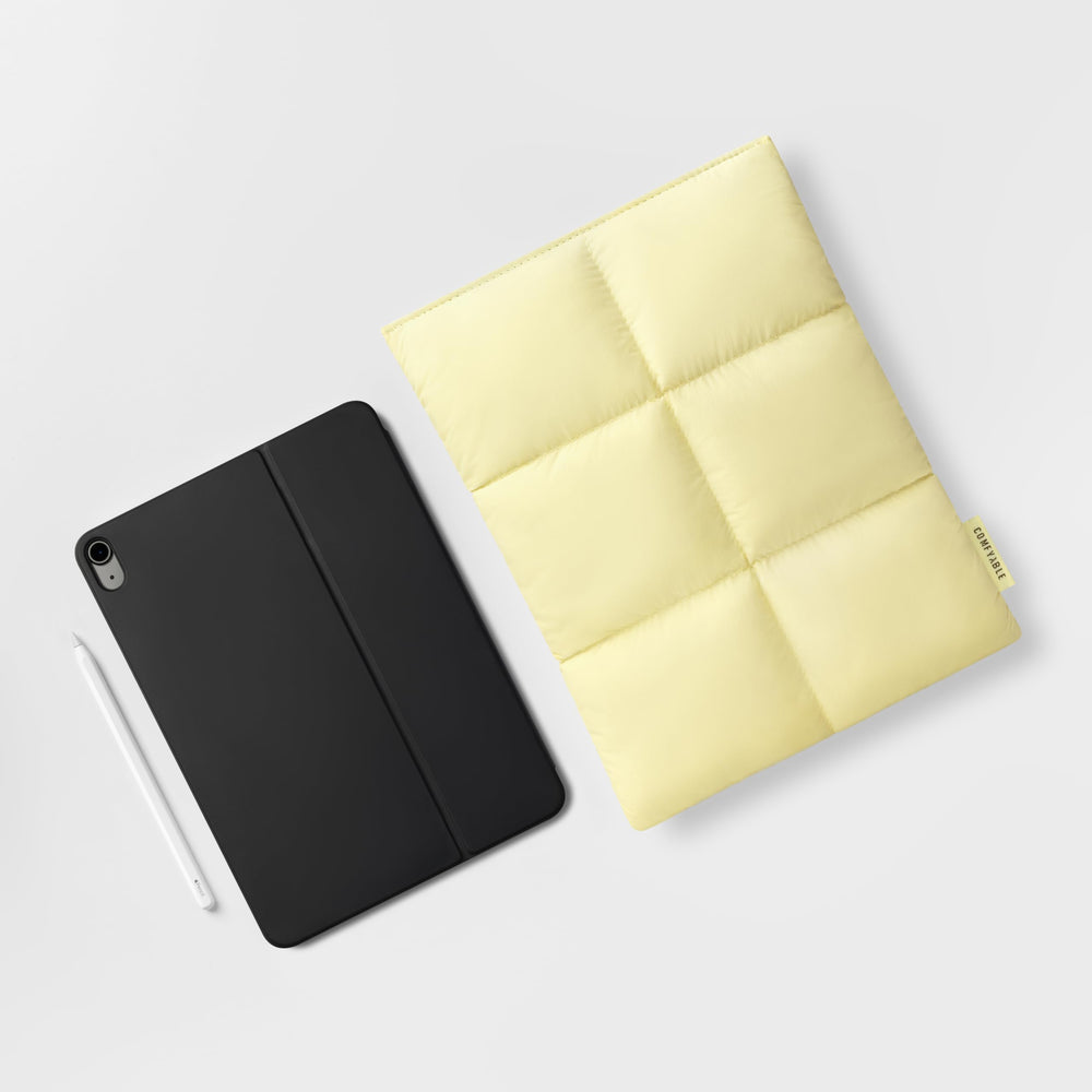 Puffy Tablet Kılıfı - Tereyağı