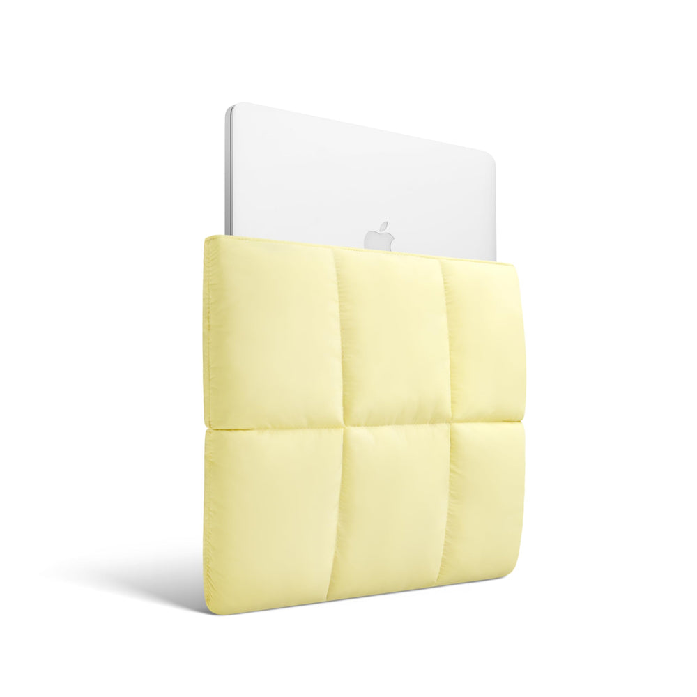Puffy Laptop Kılıfı - Tereyağı