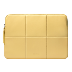Suya Dayanıklı Kapitoneli MacBook Air/Pro Laptop Kılıfı - M4/M3/M2/M1 Uyumlu - Hardal