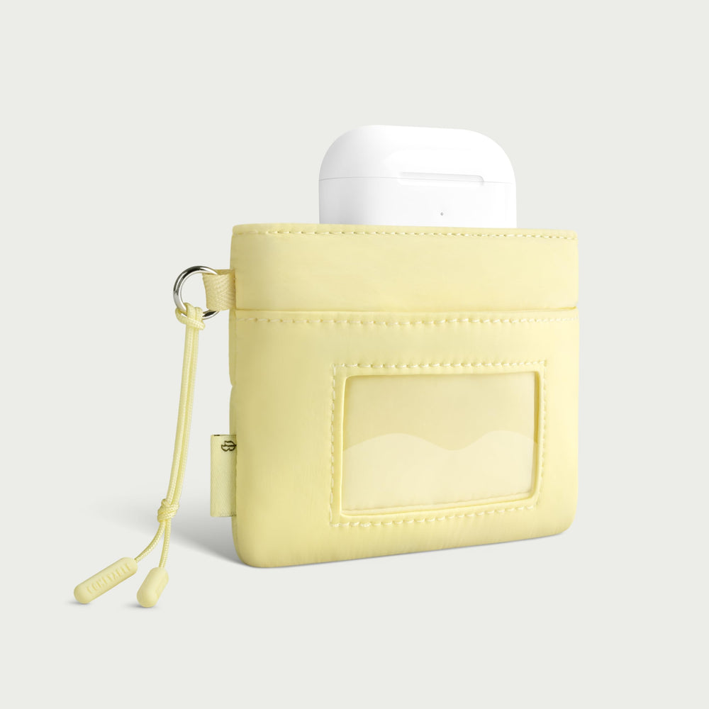 Puffy Airpods Çantası - Sarı