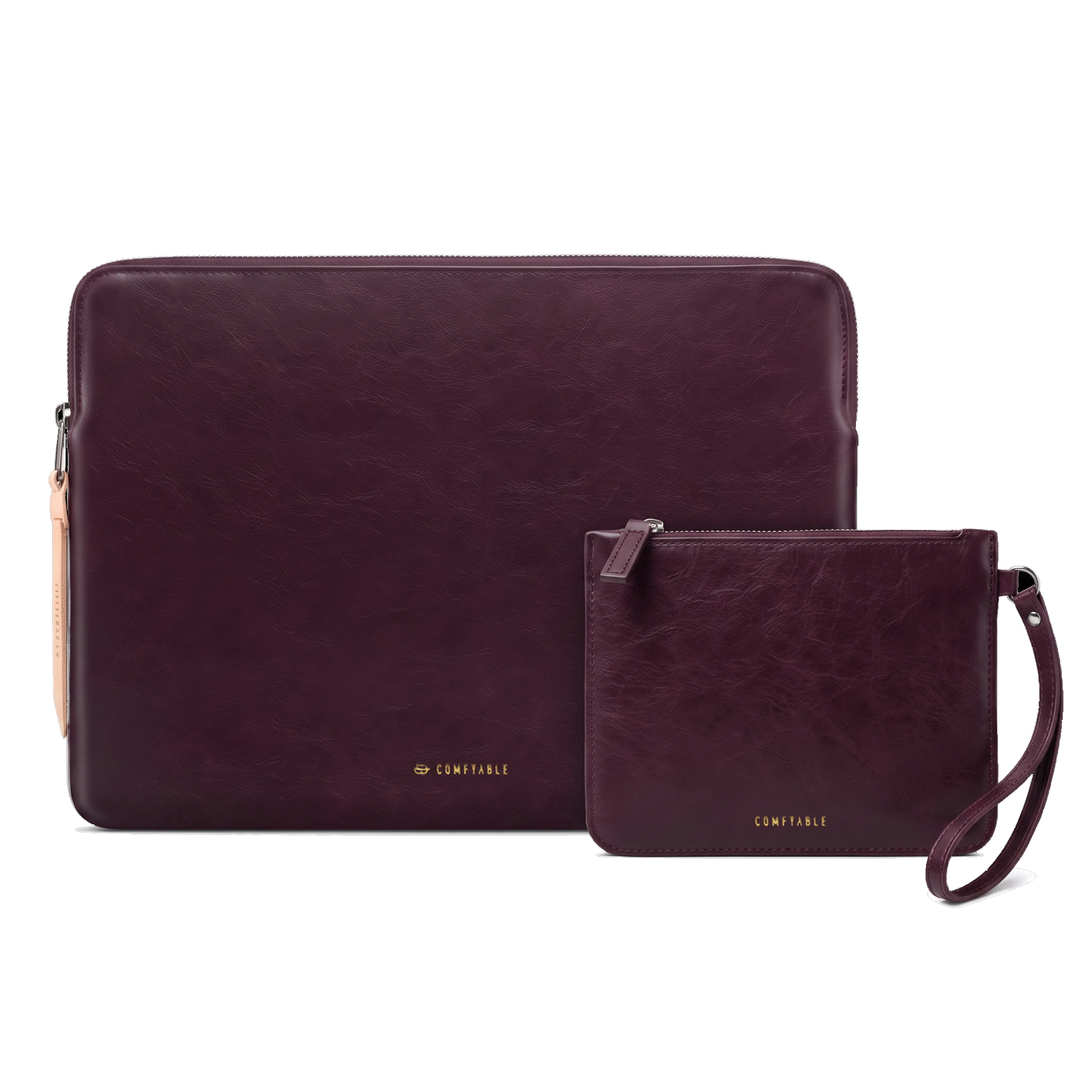 Classic Laptop ve Aksesuar Çantası - Böğürtlen