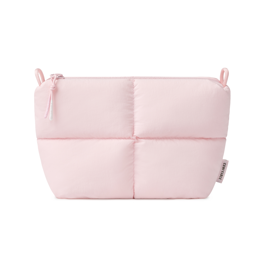 Puffy Teknoloji Aksesuar Çantası - Açık Pembe