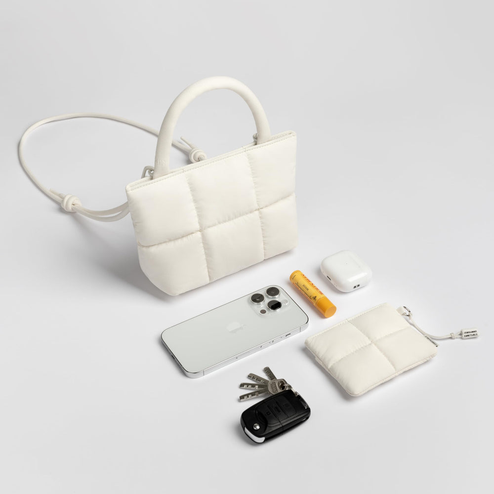 Puffy Mini Çanta - Pirinç