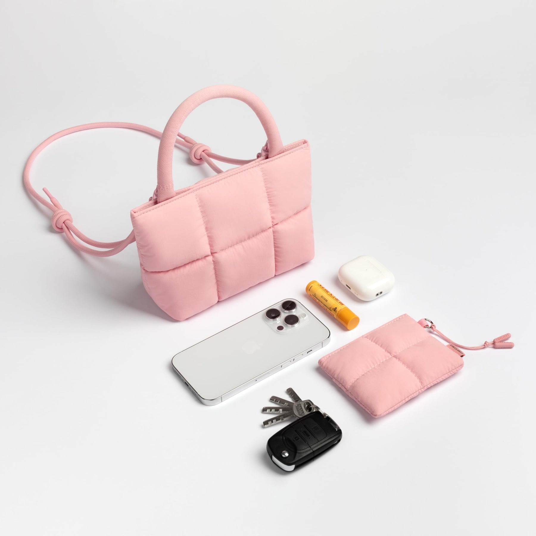 Puffy Mini Çanta - Pembe