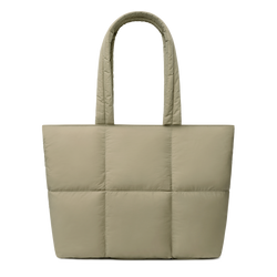 Askılı Puffy Laptop/Tablet Tote Çanta - Yeşil