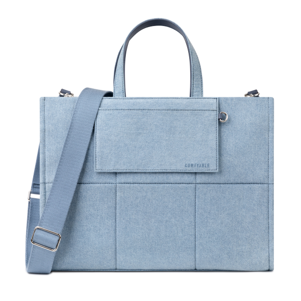 Tote Laptop Çantası - Denim