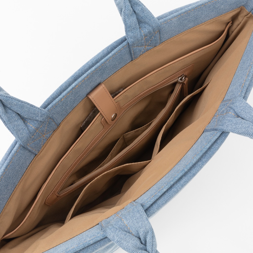 16" Tote Laptop Çantası - Denim