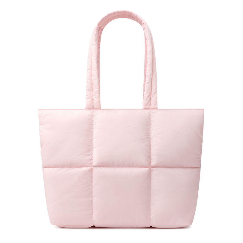 Askılı Puffy Laptop/Tablet Tote Çanta - Pembe