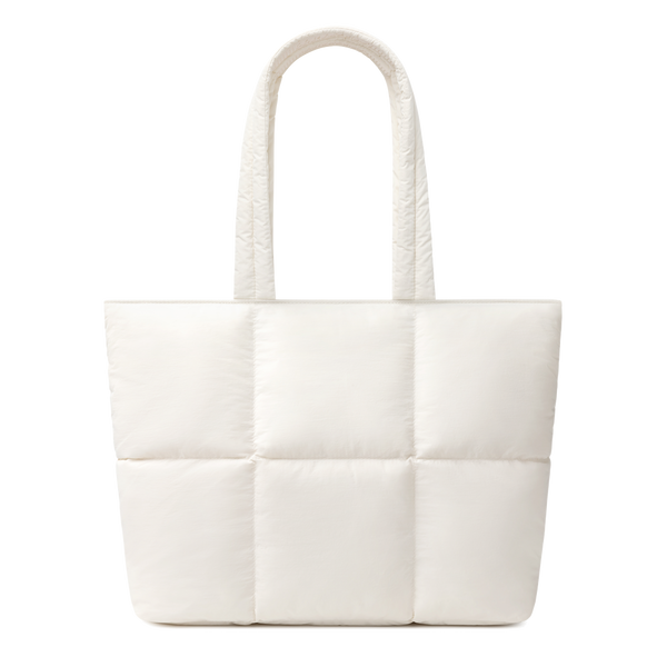 Askılı Puffy Laptop/Tablet Tote Çanta - Prinç