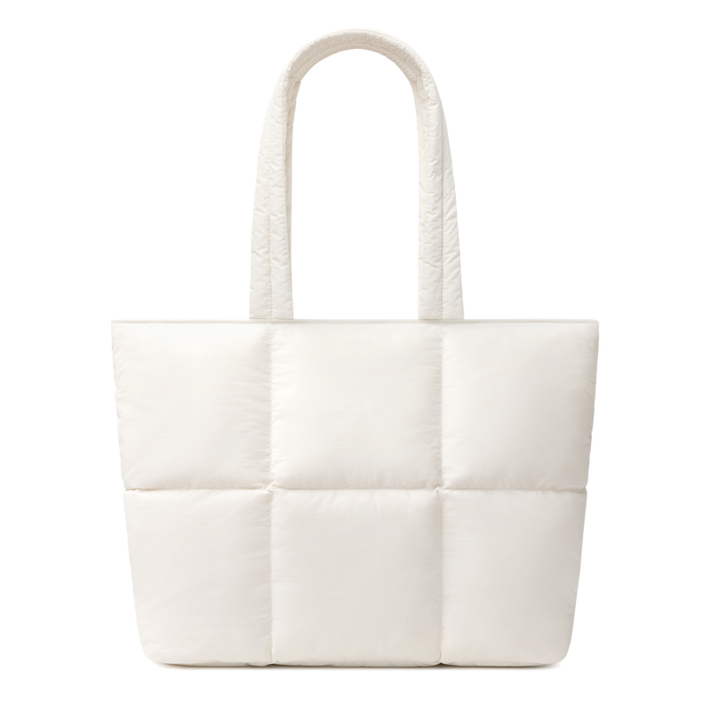 Askılı Puffy Laptop/Tablet Tote Çanta - Prinç