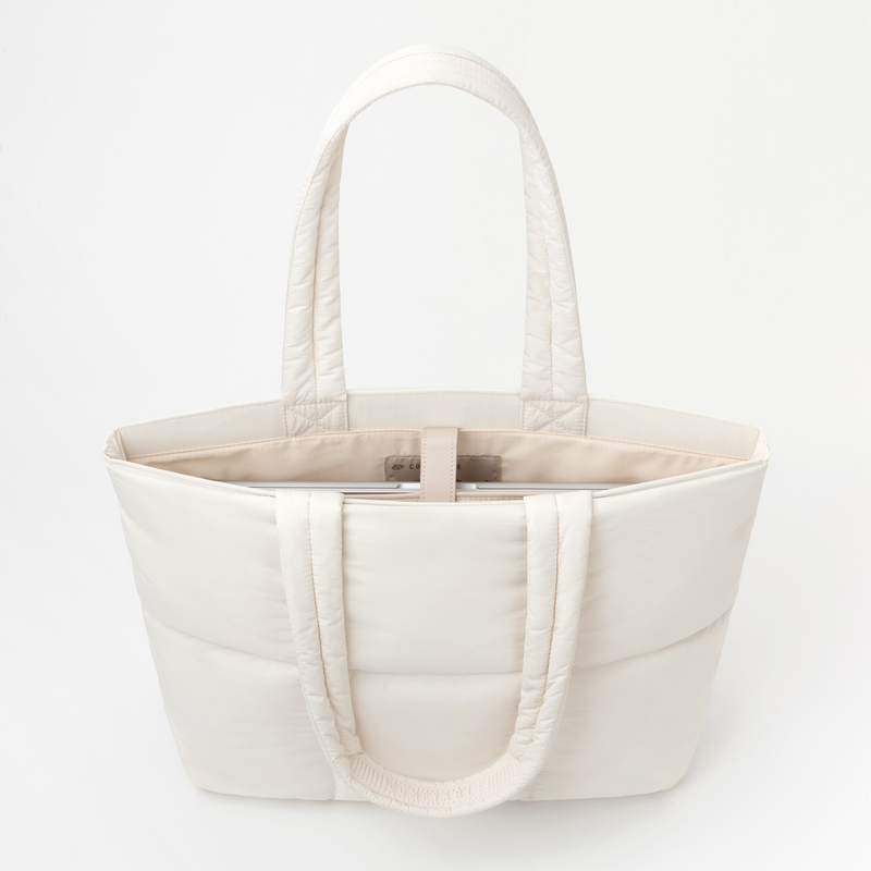 Askılı Puffy Laptop/Tablet Tote Çanta - Prinç