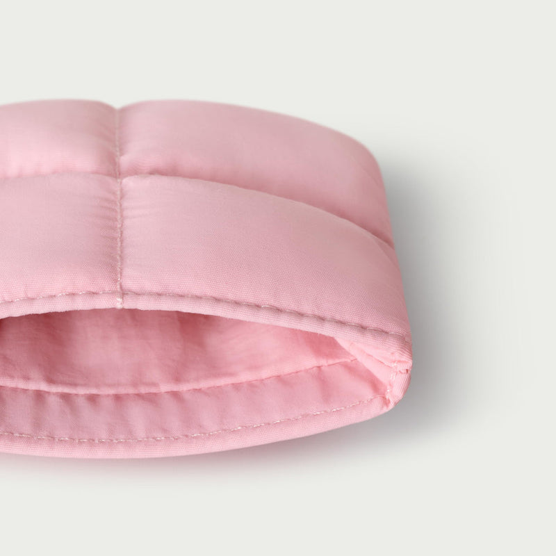 Sevimli Puffy Mini Cüzdan – Suya Dayanıklı, Şeffaf Kart Pencereli, Mıknatıslı Kapatma, AirPods ve Aksesuar Organizeri – Pembe