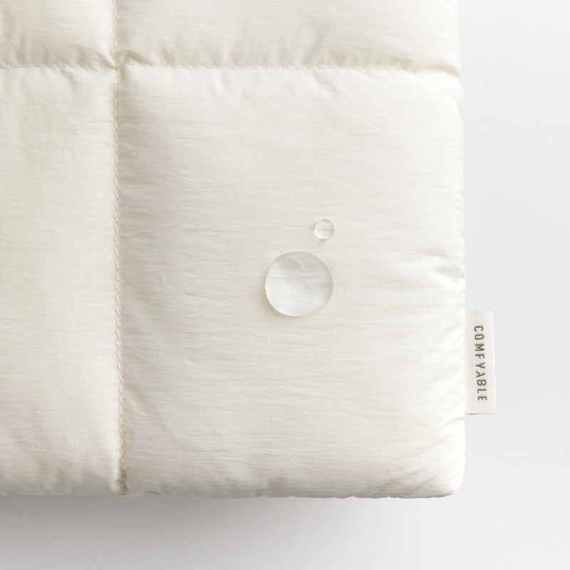 Suya Dayanıklı Askılı Puffy iPad Air/Pro Tablet Çantası - M5/M4/M3/M2/M1 Uyumlu - Prinç Rengi