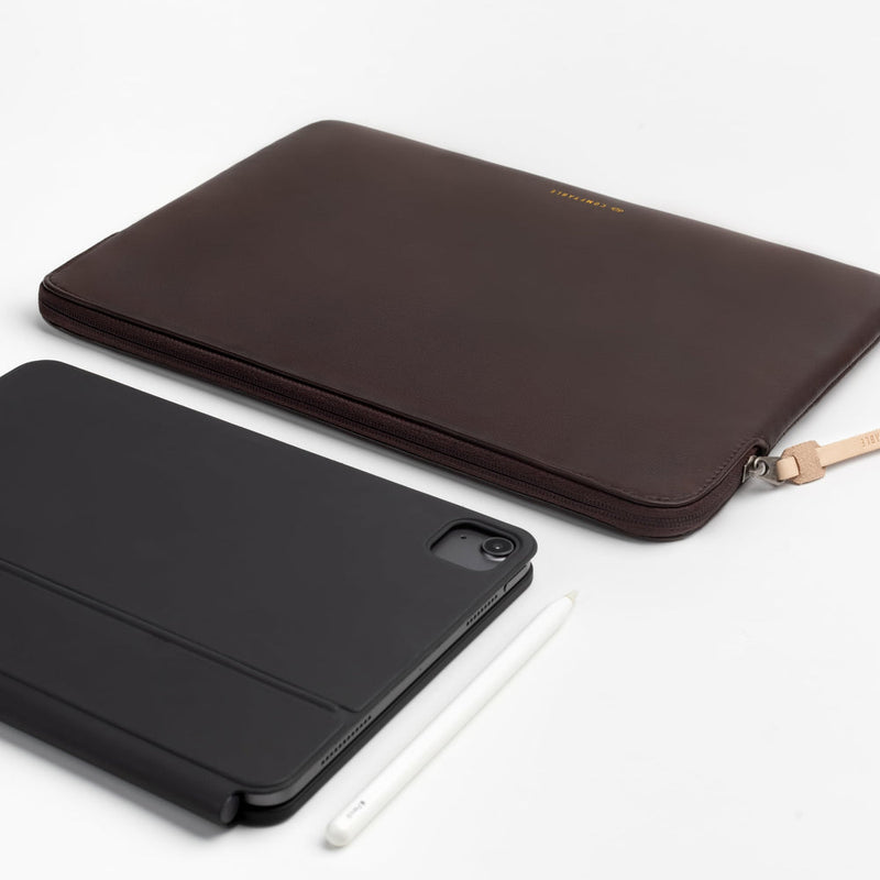 Suya Dayanıklı iPad Pro/Air Tablet Çantası- Smart/Magic Uyumlu - Çikolata