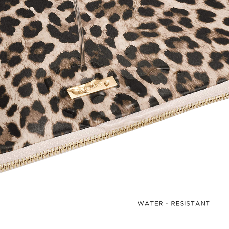 Suya Dayanıklı iPad Pro/Air Tablet Çantası- Smart/Magic Uyumlu - Leopar