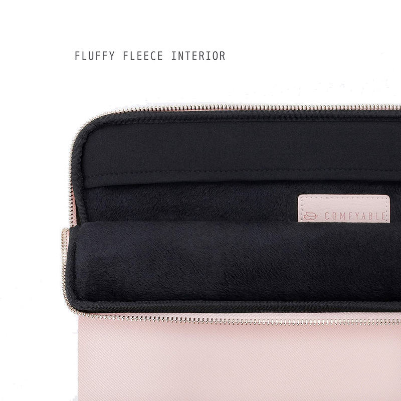 Suya Dayanıklı MacBook Air/Pro Laptop Kılıfı - 13-16 inç Uyumlu (2016-2023) - Pembe & Siyah