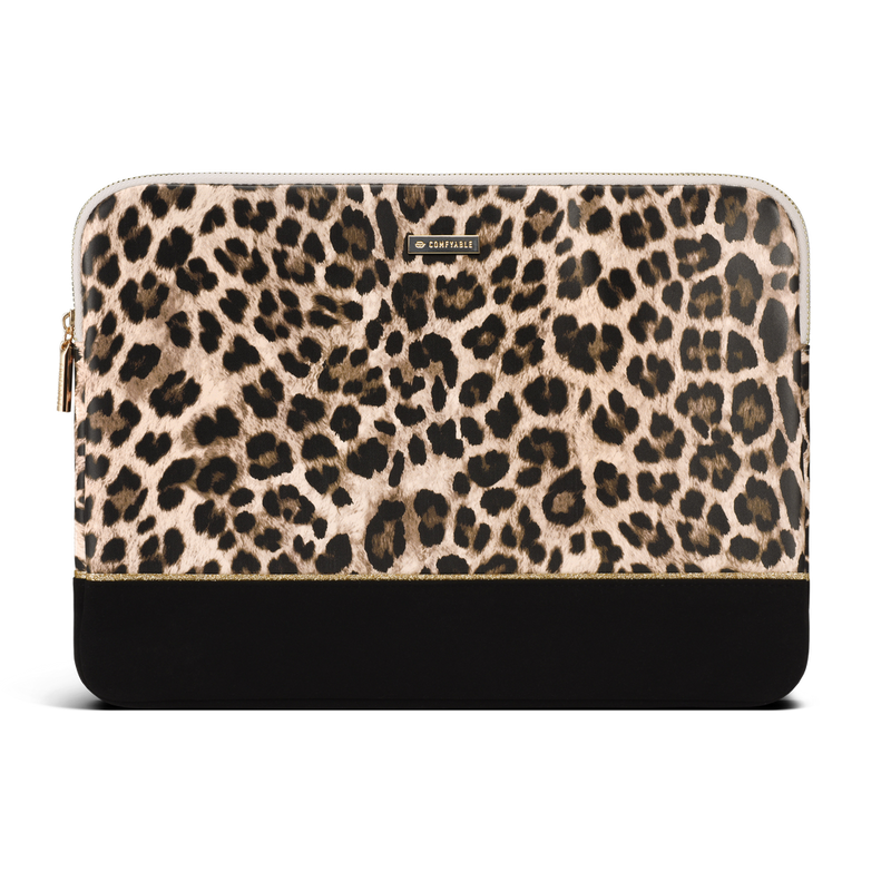 Suya Dayanıklı MacBook Air/Pro Laptop Kılıfı - M5/M4/M3/M2/M1 Uyumlu - Leopar Desen