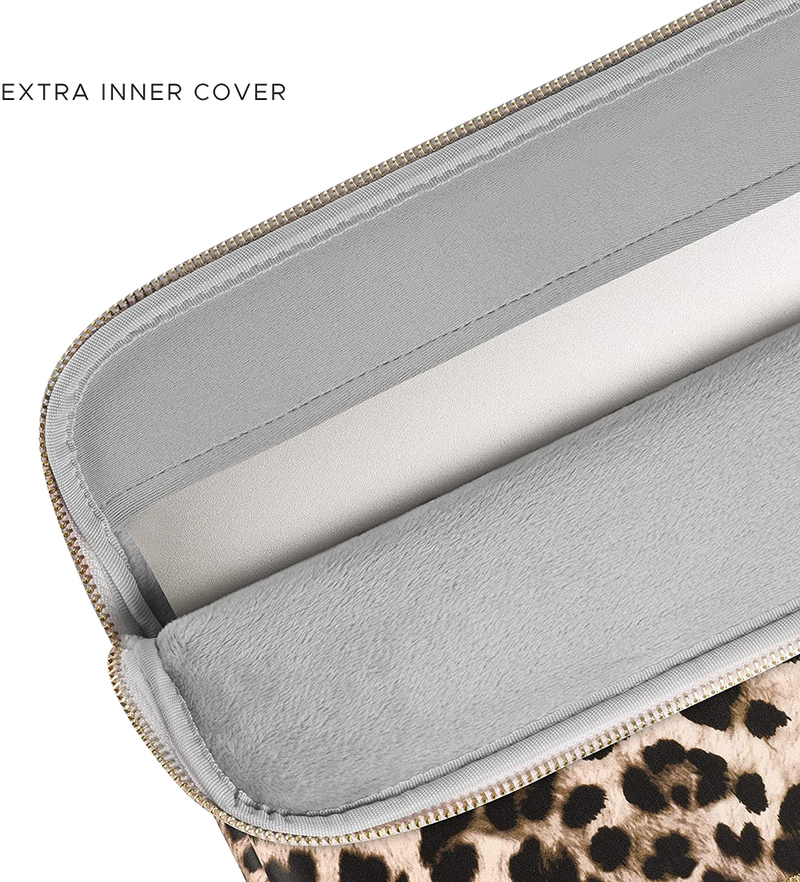 Suya Dayanıklı MacBook Air/Pro Laptop Kılıfı - M5/M4/M3/M2/M1 Uyumlu - Leopar Desen