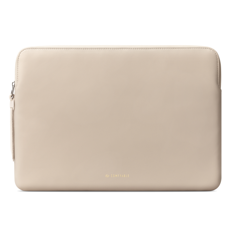 Suya Dayanıklı MacBook Air/Pro Laptop Kılıfı - M5/M4/M3/M2/M1 Uyumlu - Vanilya