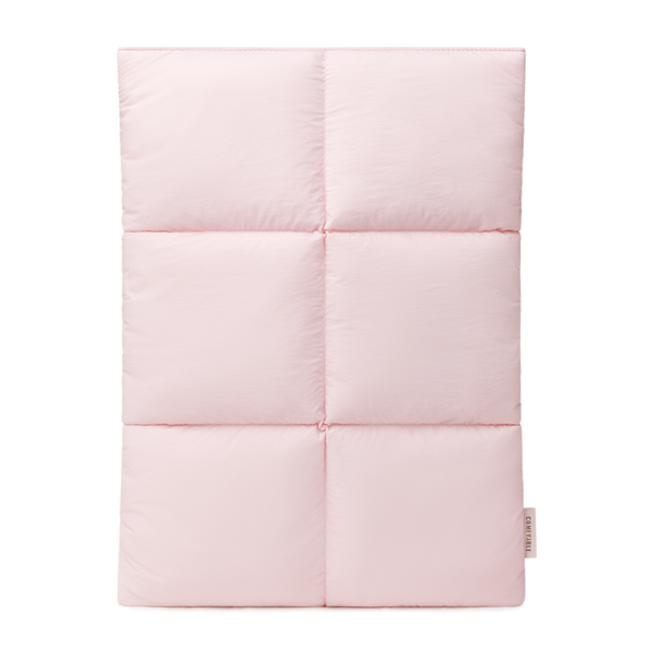 Suya Dayanıklı Puffy MacBook Air/Pro Laptop Kılıfı - M5/M4/M3/M2/M1 Uyumlu - Açık Pembe