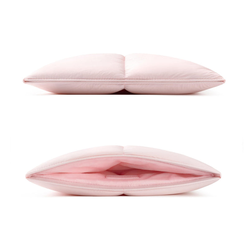 Suya Dayanıklı Puffy MacBook Air/Pro Laptop Kılıfı - M5/M4/M3/M2/M1 Uyumlu - Açık Pembe