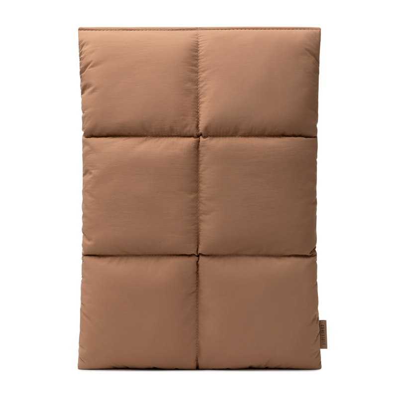 Suya Dayanıklı Puffy MacBook Air/Pro Laptop Kılıfı - M5/M4/M3/M2/M1 Uyumlu - Kahverengi