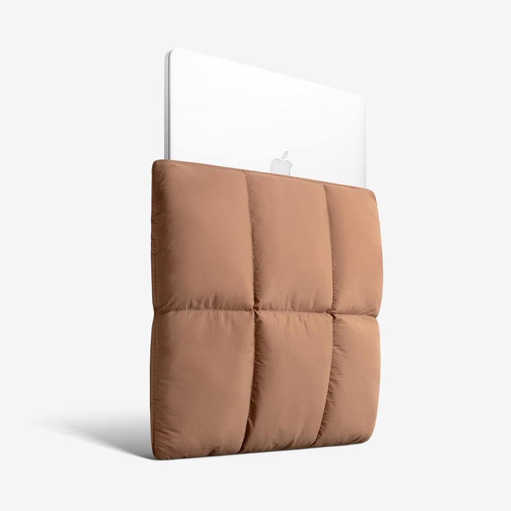 Puffy Laptop Kılıfı - Karamel