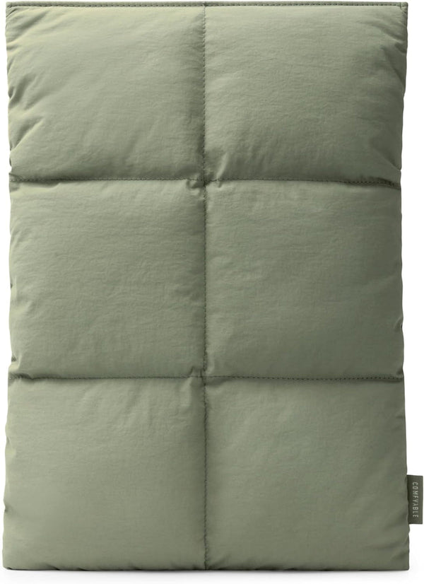 Suya Dayanıklı Puffy MacBook Air/Pro Laptop Kılıfı - M5/M4/M3/M2/M1 Uyumlu - Yeşil