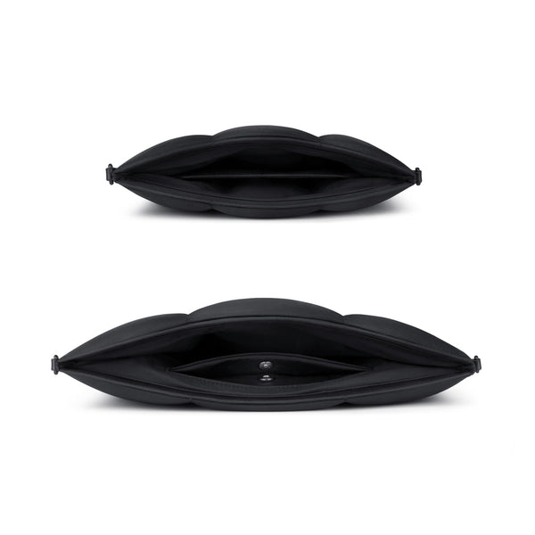 Suya Dayanıklı Puffy MacBook Air/Pro Laptop Kılıfı Seti - M5/M4/M3/M2/M1 Uyumlu - Siyah