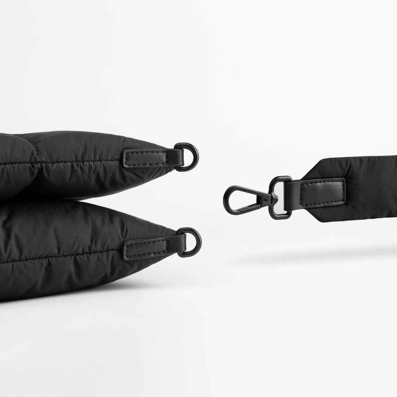 Suya Dayanıklı Puffy MacBook Air/Pro Laptop Kılıfı Seti - M5/M4/M3/M2/M1 Uyumlu - Siyah