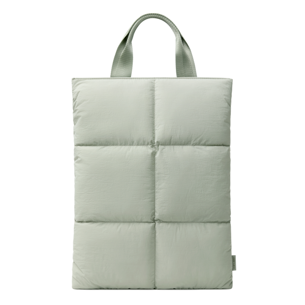 Suya Dayanıklı Puffy MacBook Air/Pro Laptop Kılıfı - Tutma Saplı - M5/M4/M3/M2/M1 Uyumlu - Taş Yeşili