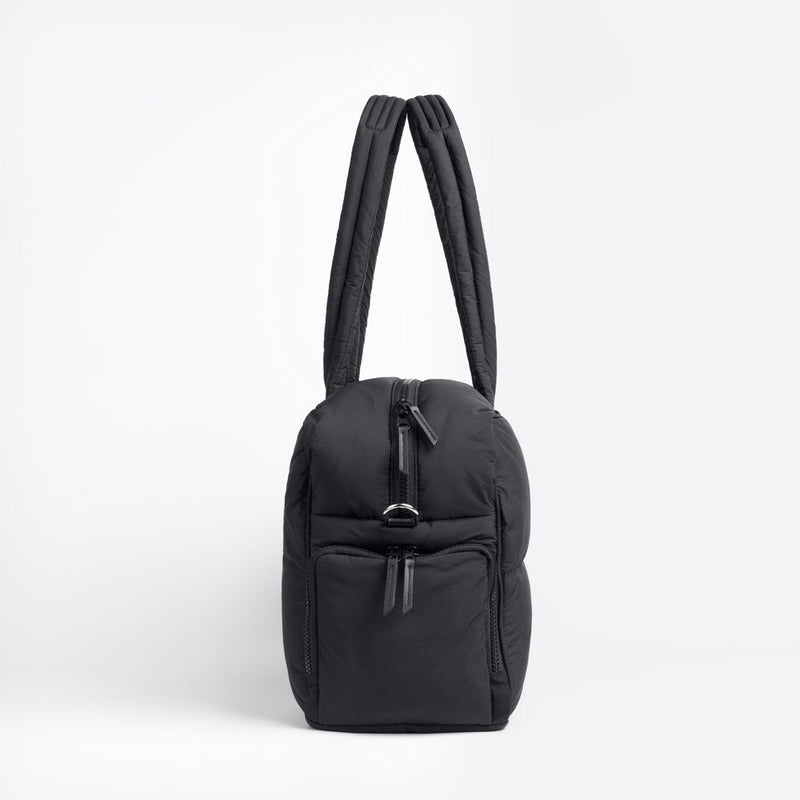 Weekender Seyahat ve Spor Duffle Çanta – Laptop ve Ayakkabı Bölmeli, Çok Gözlü, Kadın & Erkek Kullanımına Uygun – Siyah