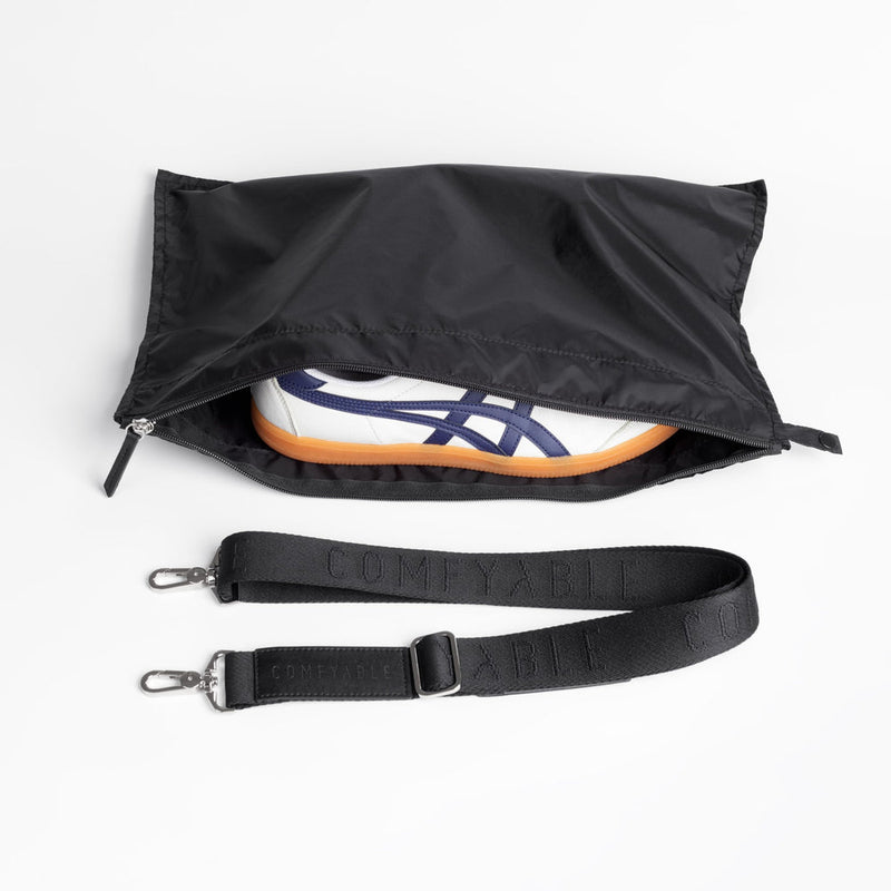 Weekender Seyahat ve Spor Duffle Çanta – Laptop ve Ayakkabı Bölmeli, Çok Gözlü, Kadın & Erkek Kullanımına Uygun – Siyah